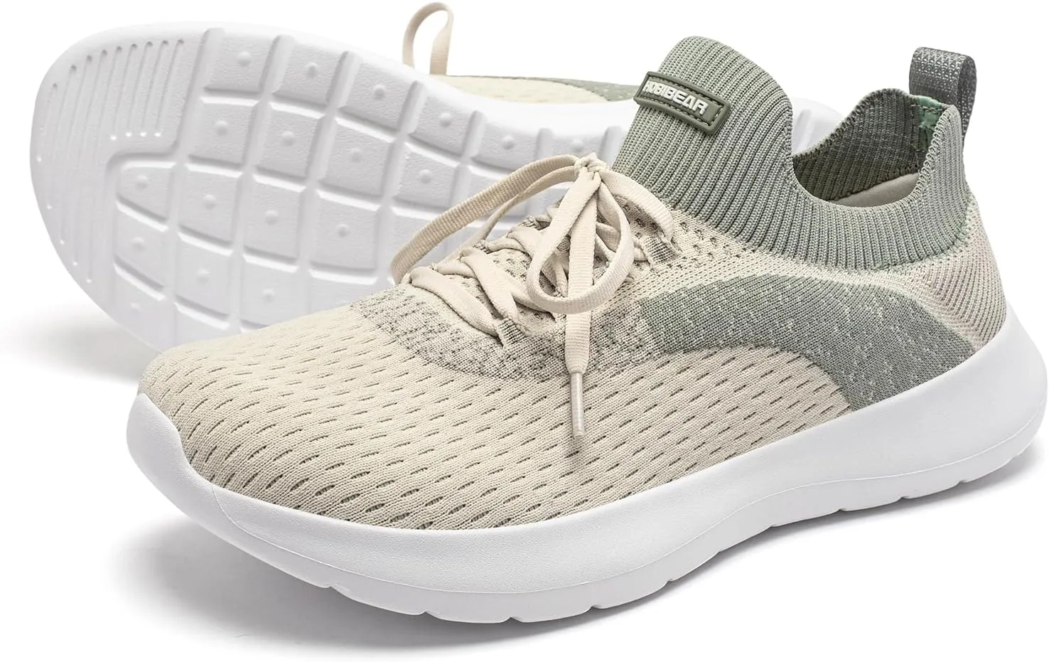 HOBIBEAR Mens Wide Toe Box Running Shoes/Womens Lightweight Walking Sneakers for Jogging