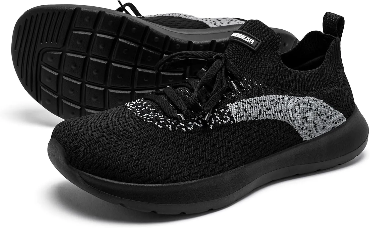 HOBIBEAR Mens Wide Toe Box Running Shoes/Womens Lightweight Walking Sneakers for Jogging