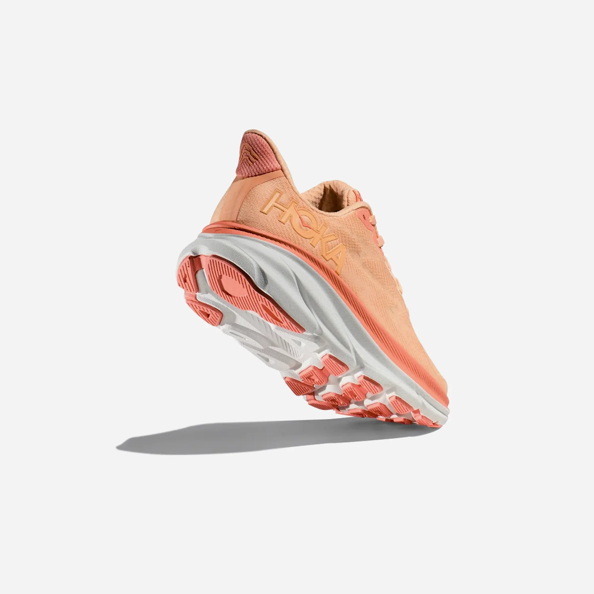 Hoka Clifton 9 cantaloupe white WMNS