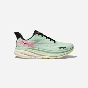 Hoka Clifton 9 mint fluorite snow melt WMNS