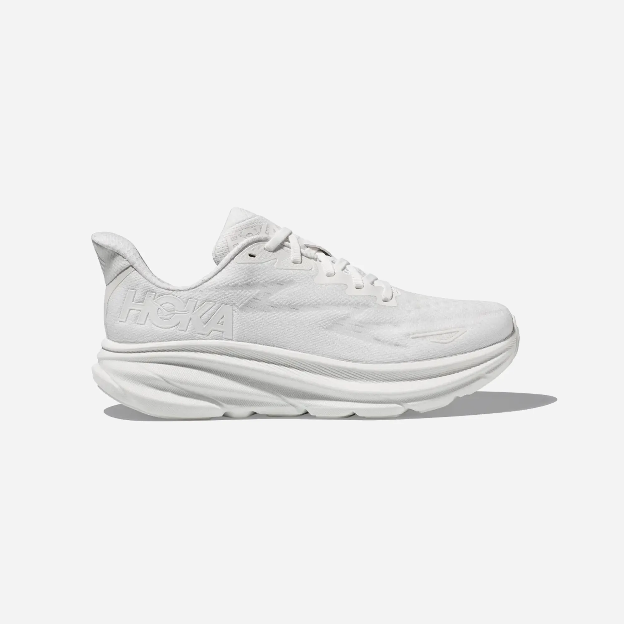 Hoka Clifton 9 white white WMNS