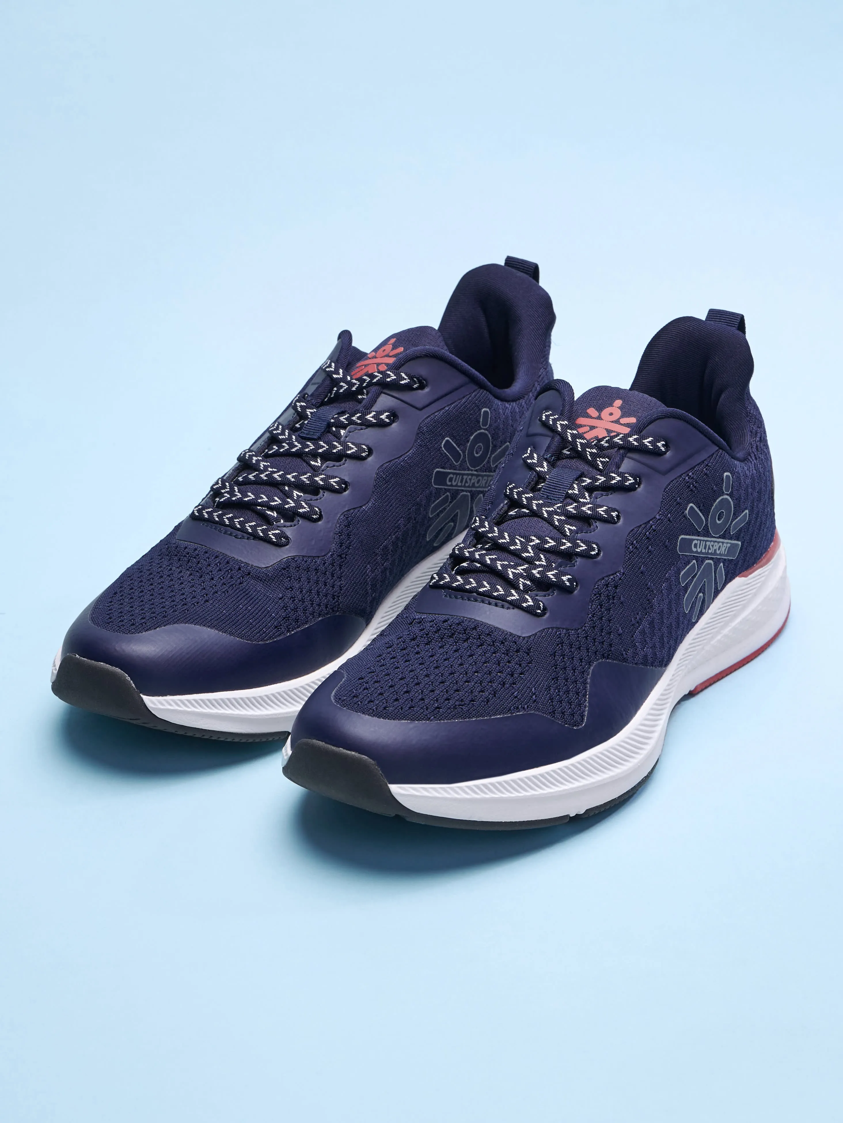 Hustle Men Running Shoes - Navy
