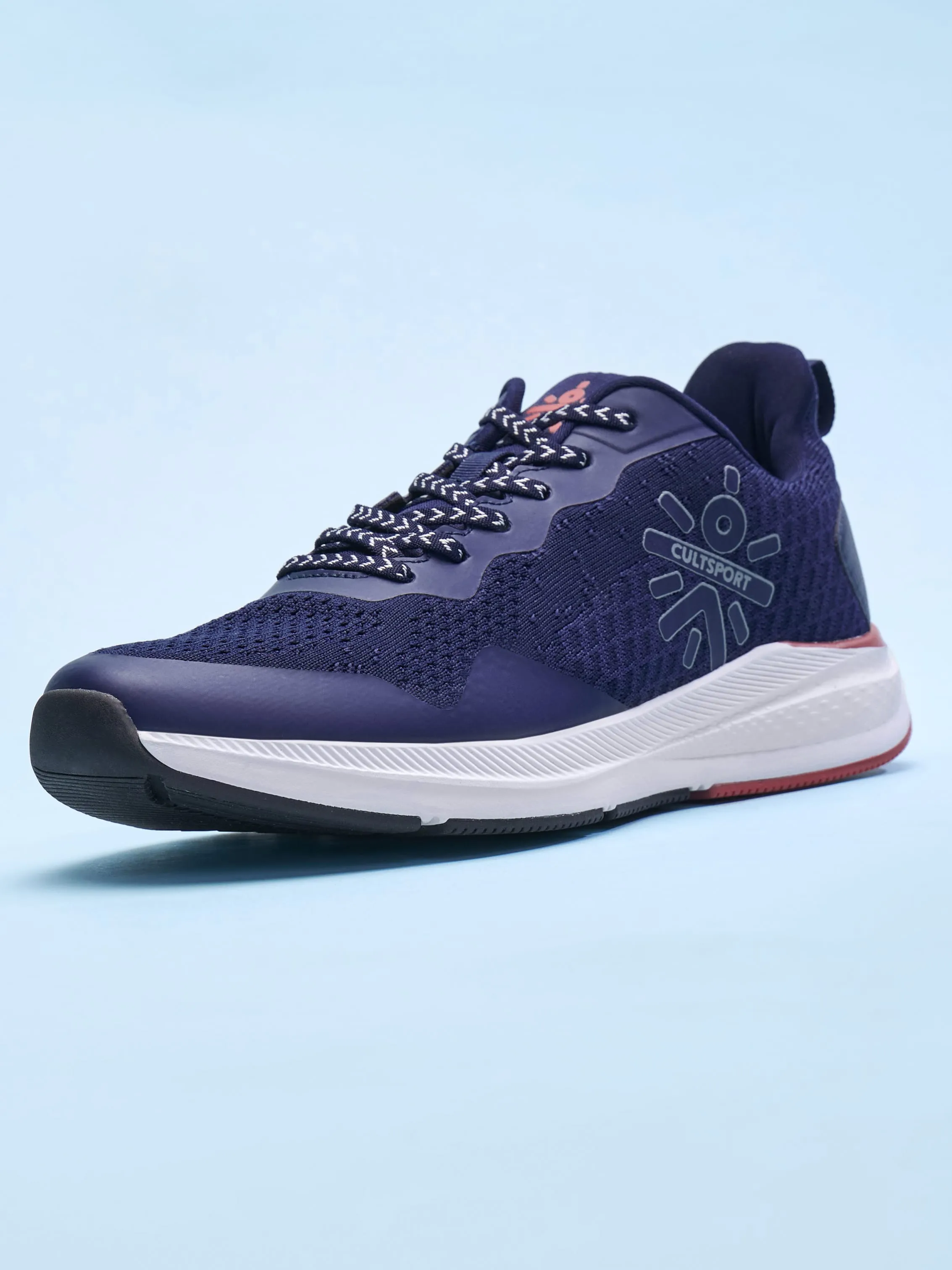 Hustle Men Running Shoes - Navy