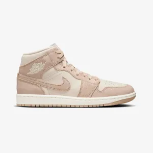 Jordan | WMN'S AIR JORDAN 1 MID SE  { LEGEND LT BROWN/LEGEND MD BROWN-SAIL
