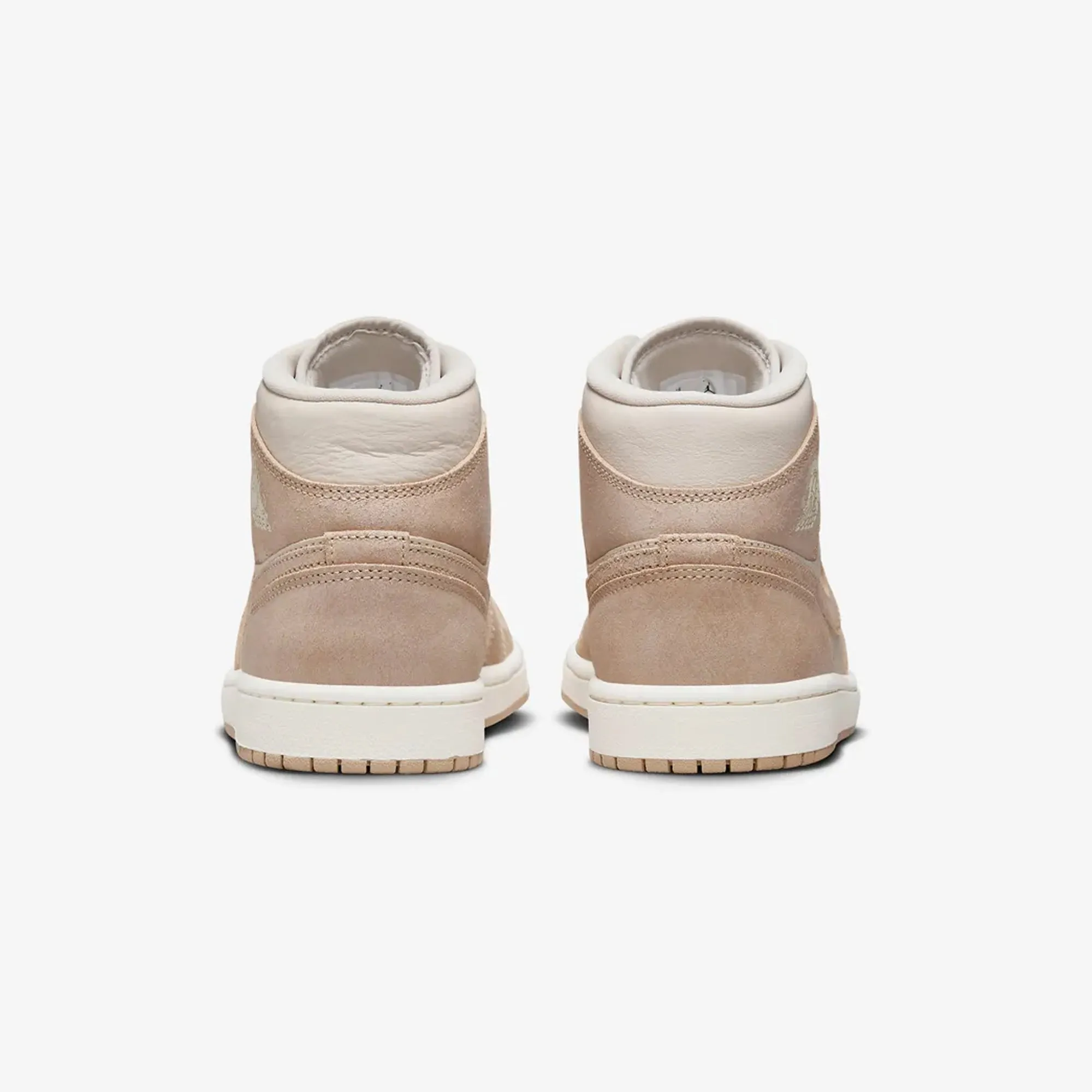 Jordan | WMN'S AIR JORDAN 1 MID SE  { LEGEND LT BROWN/LEGEND MD BROWN-SAIL