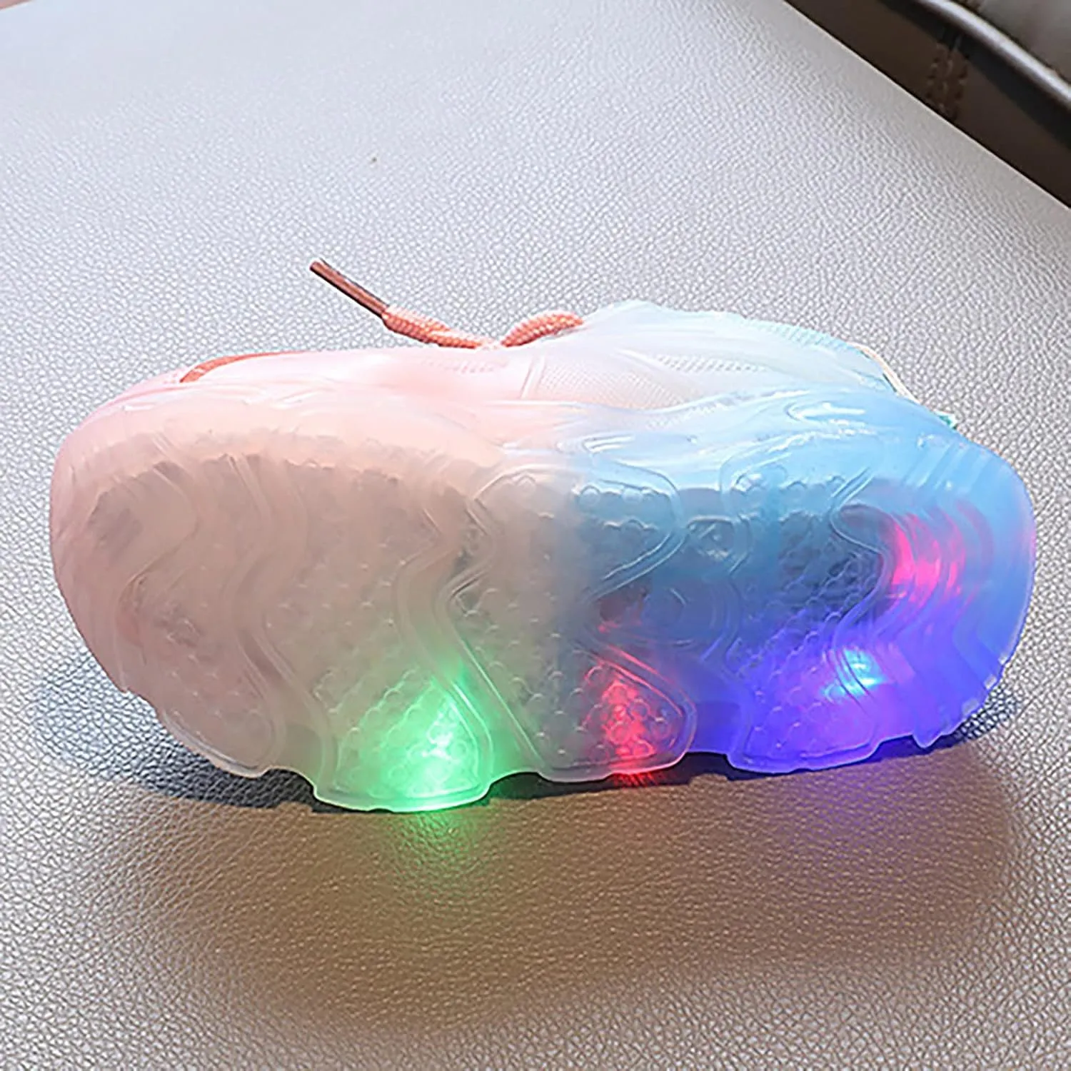 Kids Light Up Shoes Baby Toddler Boys Gradient Color Trainers Luminous Flashing Athletic Running Sport Baby Shoes