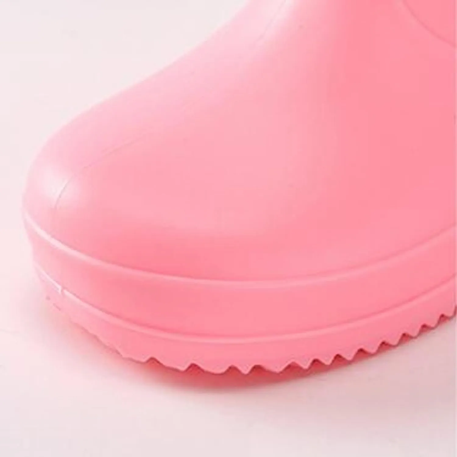 Kids Rain Shoes Easy on Rubber Rain Boots Giraffe Cartoon Pattern Non Slip Rubber Shoes Baby Girl Boots