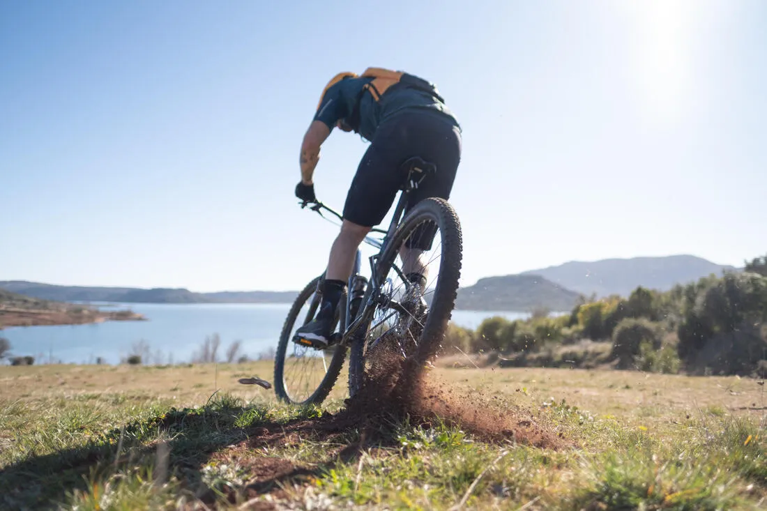 Mountain Bike Shoes Black - Expl 100