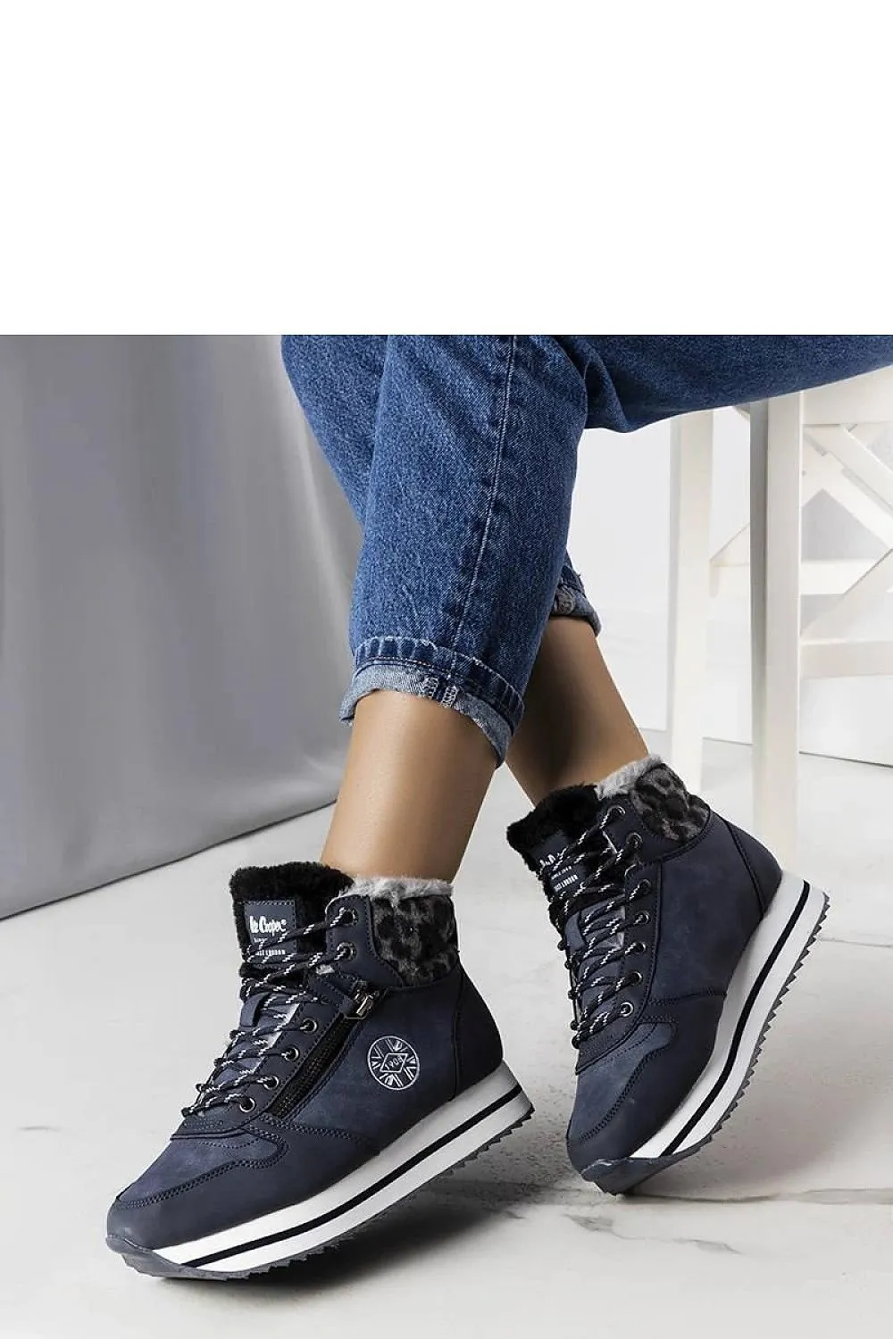 Navy blue Lee Cooper Sneakers