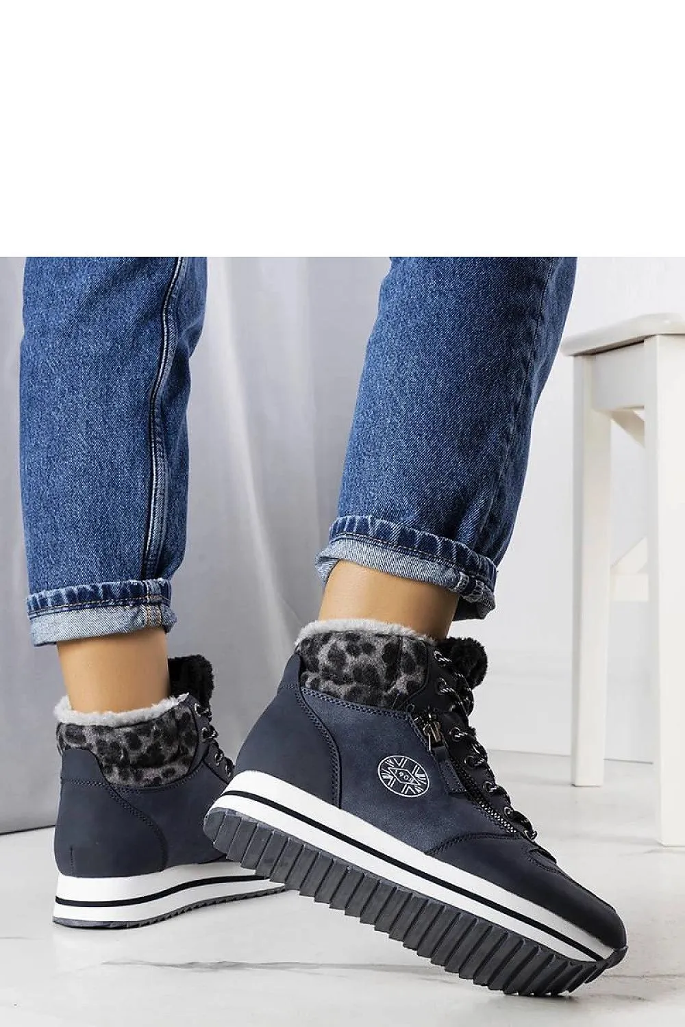 Navy blue Lee Cooper Sneakers