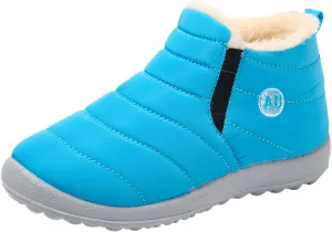 Neoprene Boot Girls Childrens Winter Fleece Childrens Boots Flat Splashing Toddler Girls Winter Boots Size 9