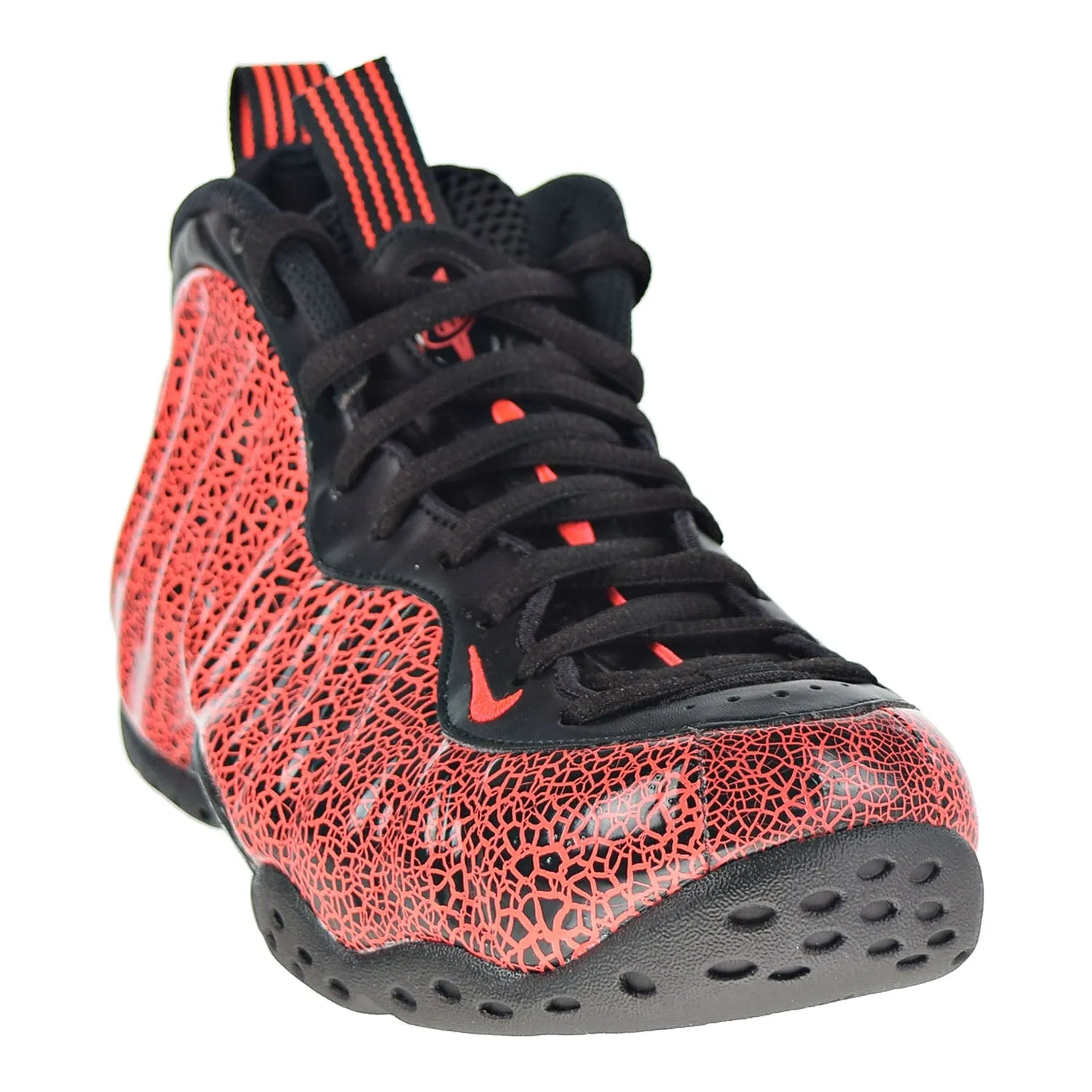 Nike Air Foamposite 1 Men's Shoes Black-Total Crimson-Bright Crimson