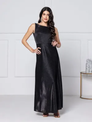 Noir Glitz Graceful Maxi Dress