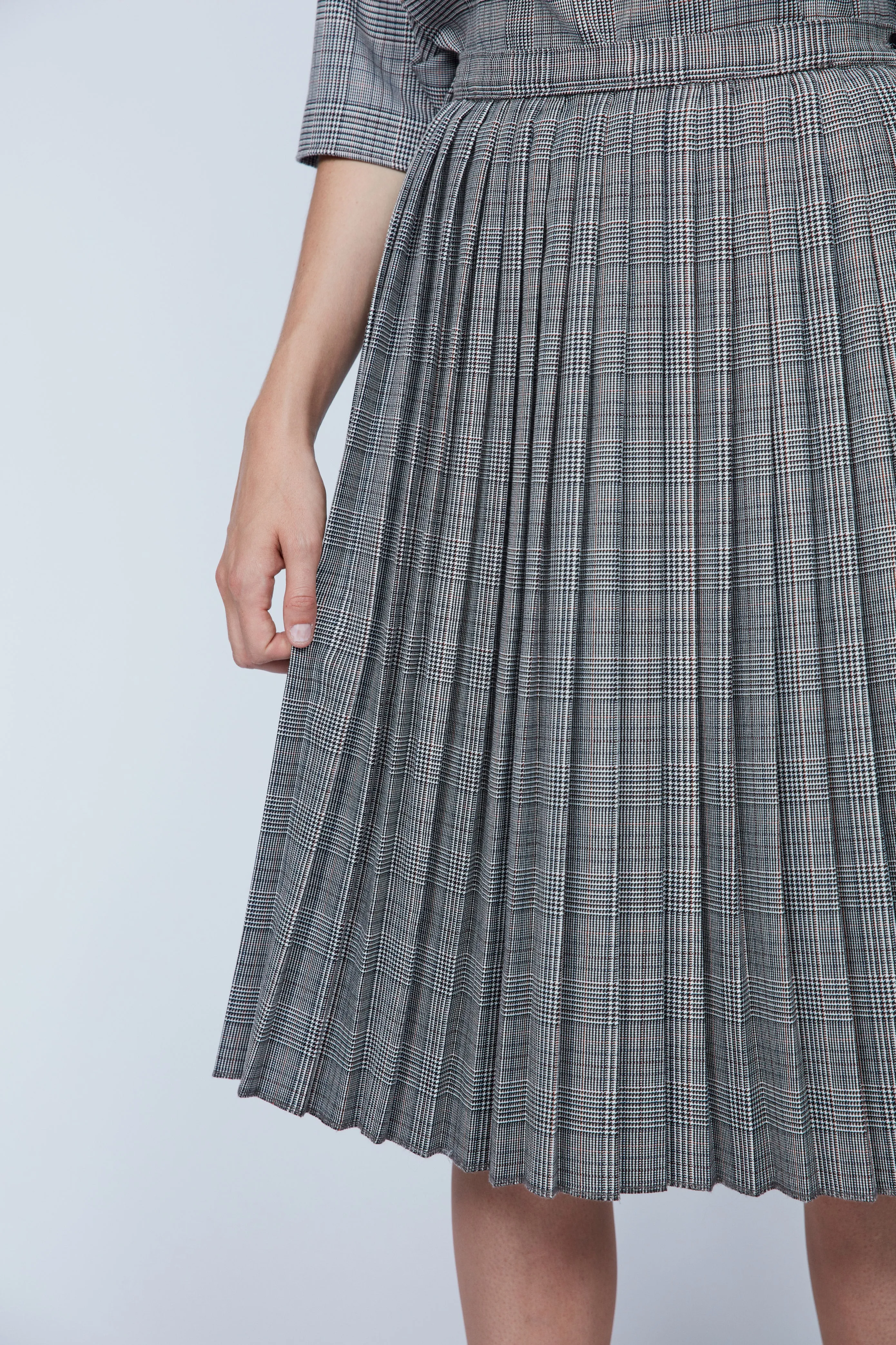 Plaid Brit Set