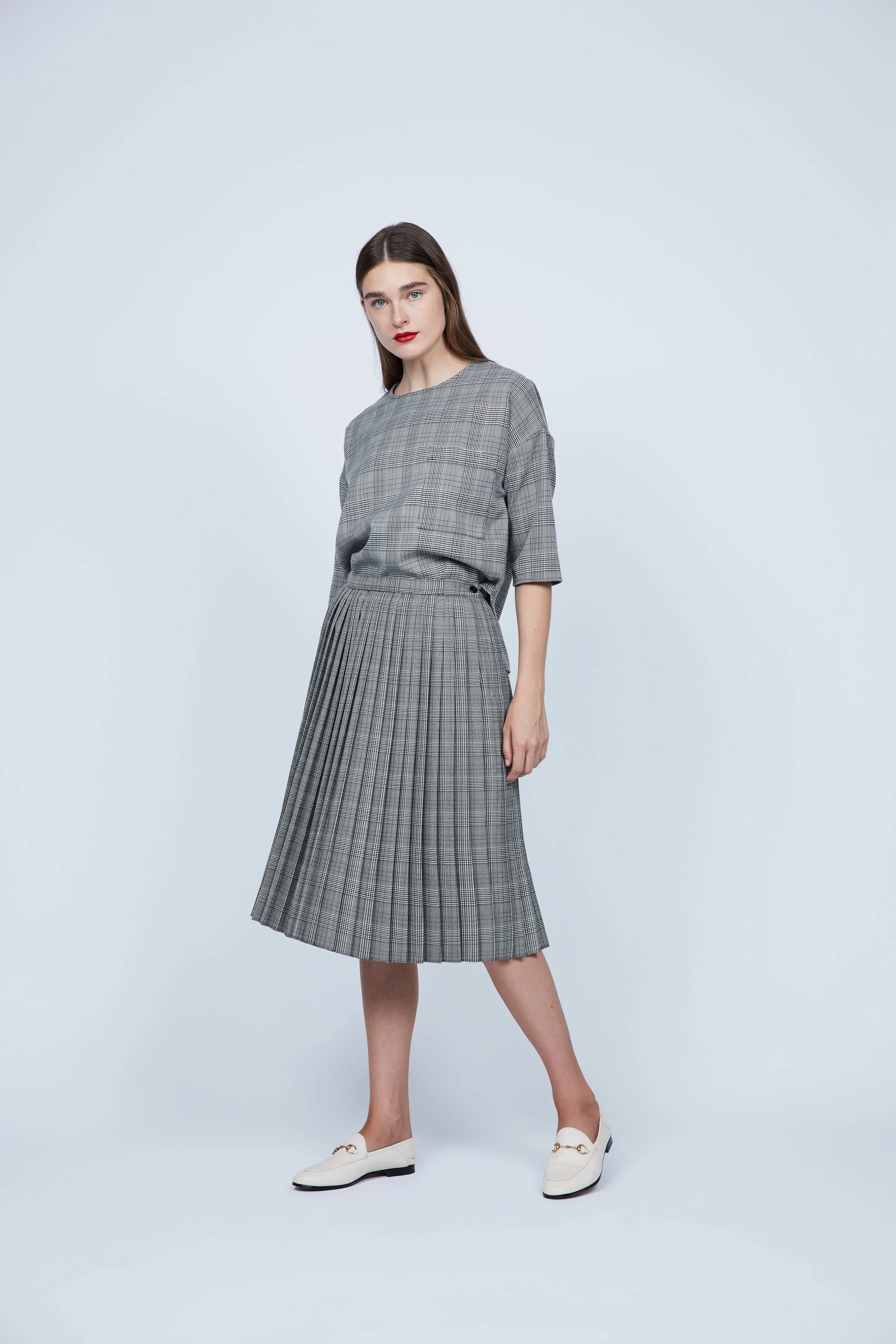 Plaid Brit Set