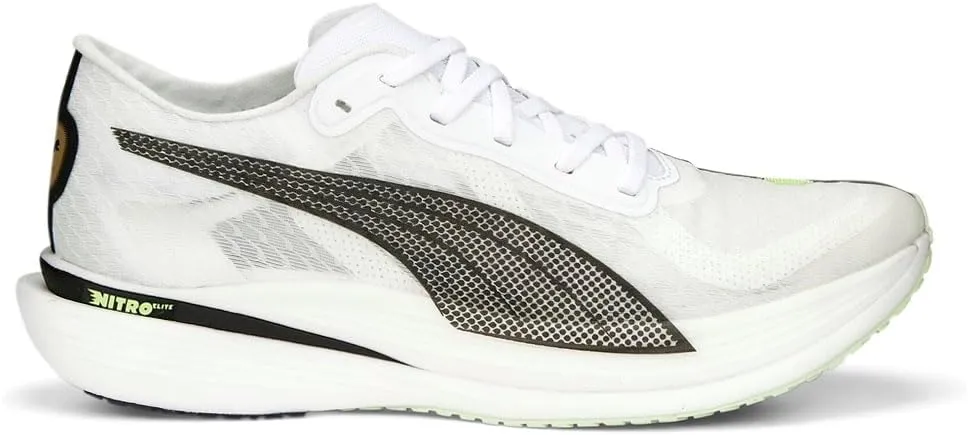 PUMA Womens Deviate Nitro Elite 2 Run 75 Running Sneakers Shoes - Green