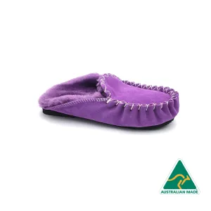 Purple Moccasin Scuffs