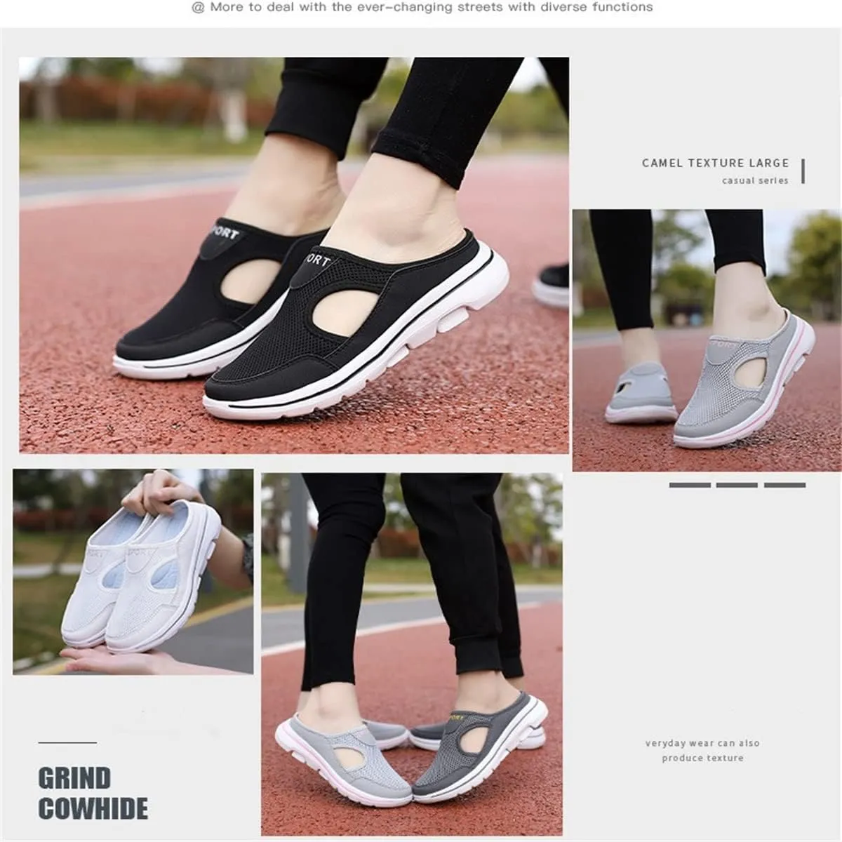 PURRL Meaboots Sports Sandals, Meaboots Men's Comfort Breathable Support Sports Sandals,Meaboots Orthopedic Sandals for Men Outdoor Casual Non Slip Orthopedic Sneakers Walking Slip on Shoes