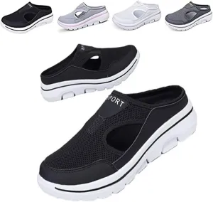 PURRL Meaboots Sports Sandals, Meaboots Men's Comfort Breathable Support Sports Sandals,Meaboots Orthopedic Sandals for Men Outdoor Casual Non Slip Orthopedic Sneakers Walking Slip on Shoes