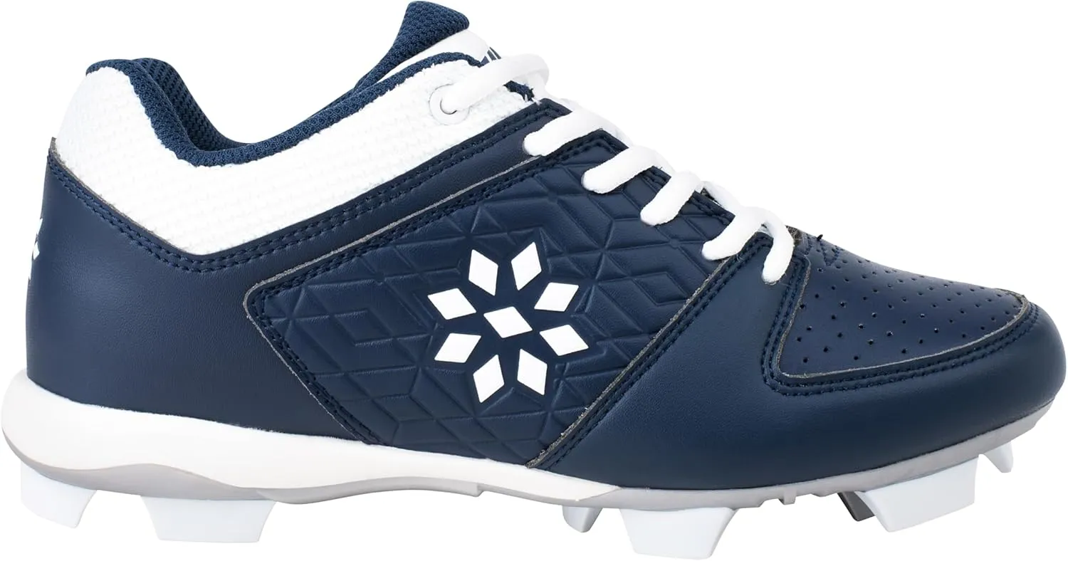 RIP-IT Girls Diamond Softball Cleats Youth Softball Shoes for Girls Sizes 1-6