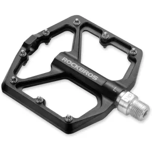 ROCKBROS Bike Pedals Ultra Lightweight Flat  Pedals 9/16 Inch (Pair)