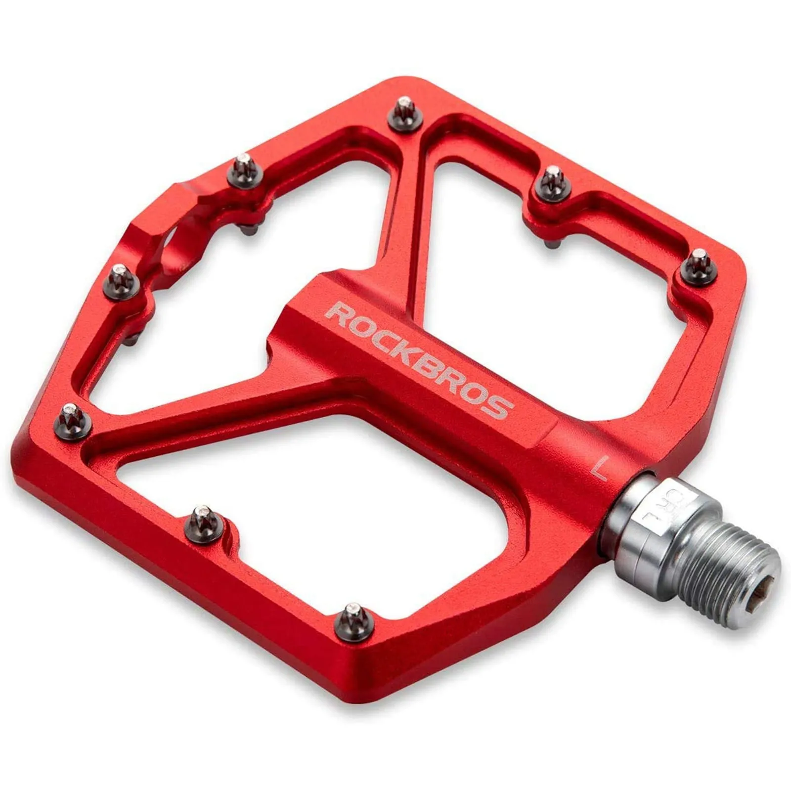 ROCKBROS Bike Pedals Ultra Lightweight Flat  Pedals 9/16 Inch (Pair)