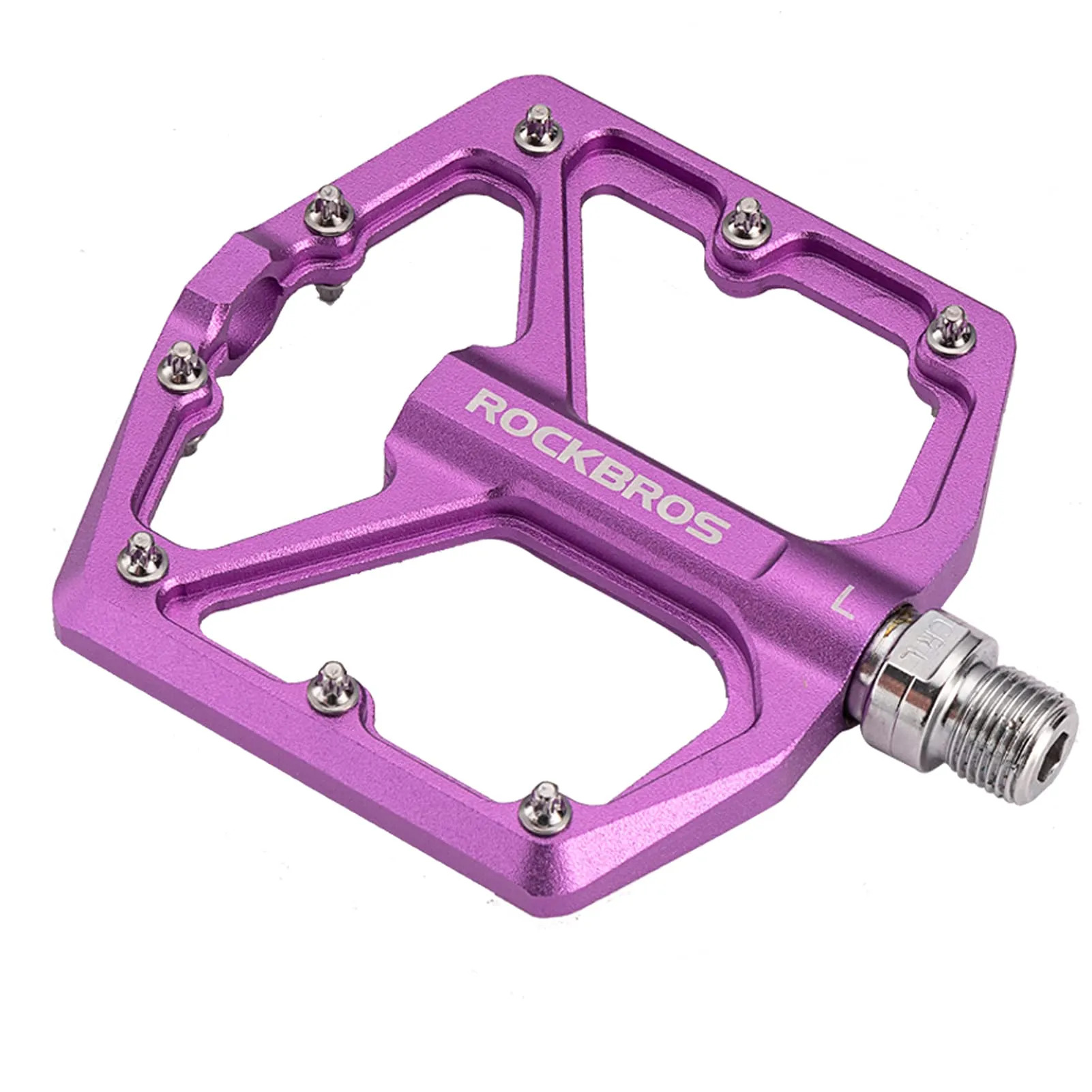 ROCKBROS Bike Pedals Ultra Lightweight Flat  Pedals 9/16 Inch (Pair)