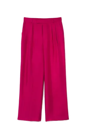 Salinas Silk Trouser Fuscia Man