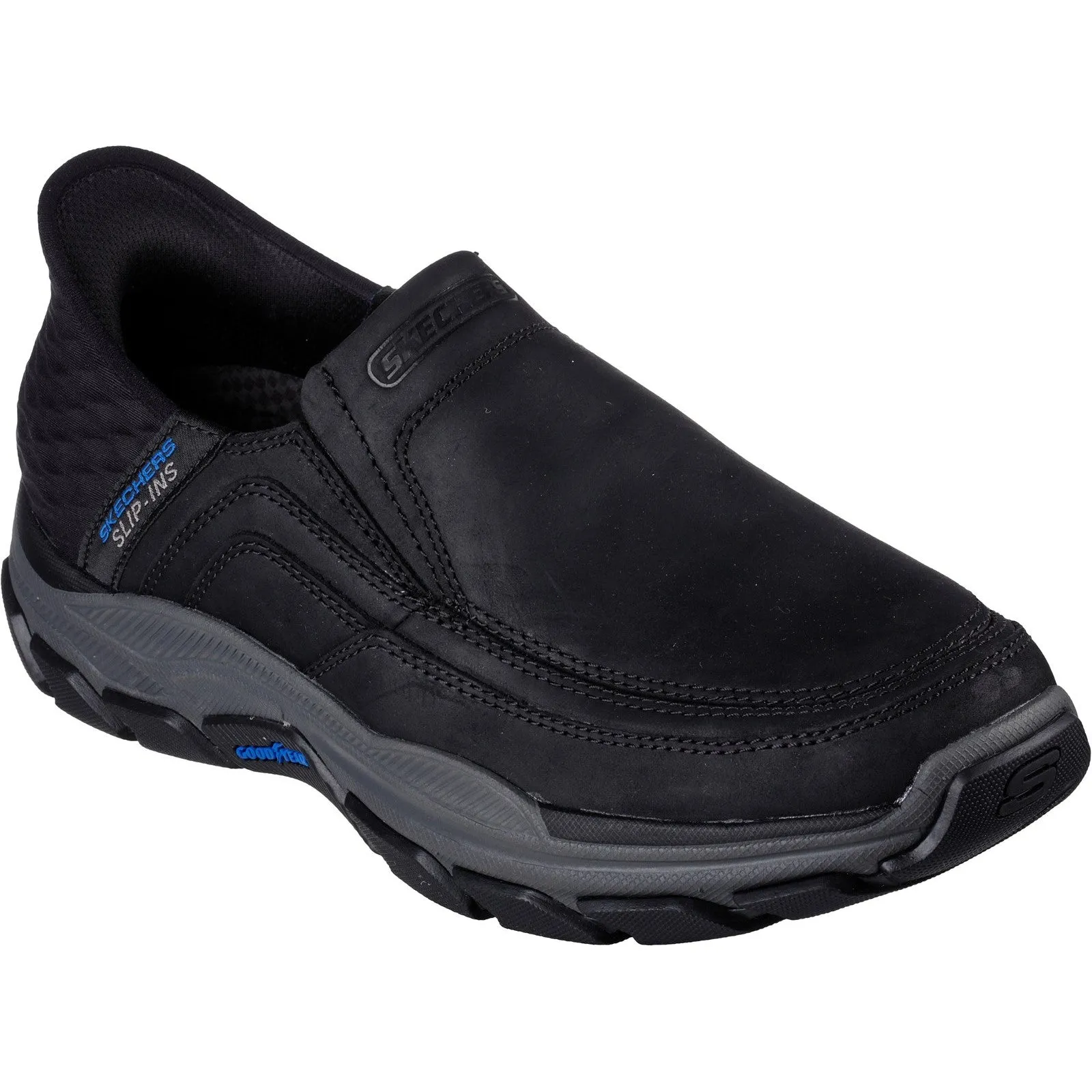 Skechers Mens Respected Elgin Trainers - Black