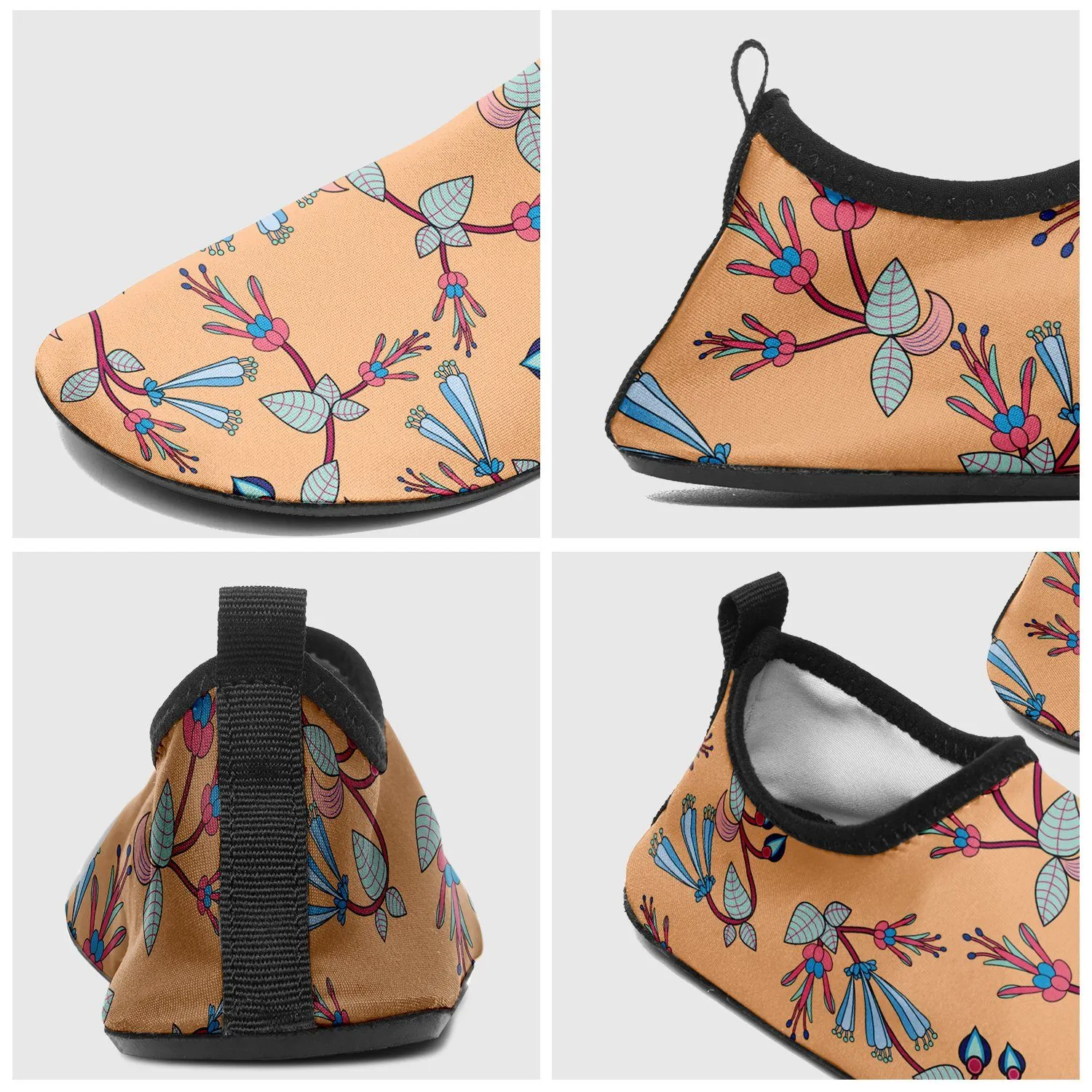 Swift Floral Peache Sockamoccs