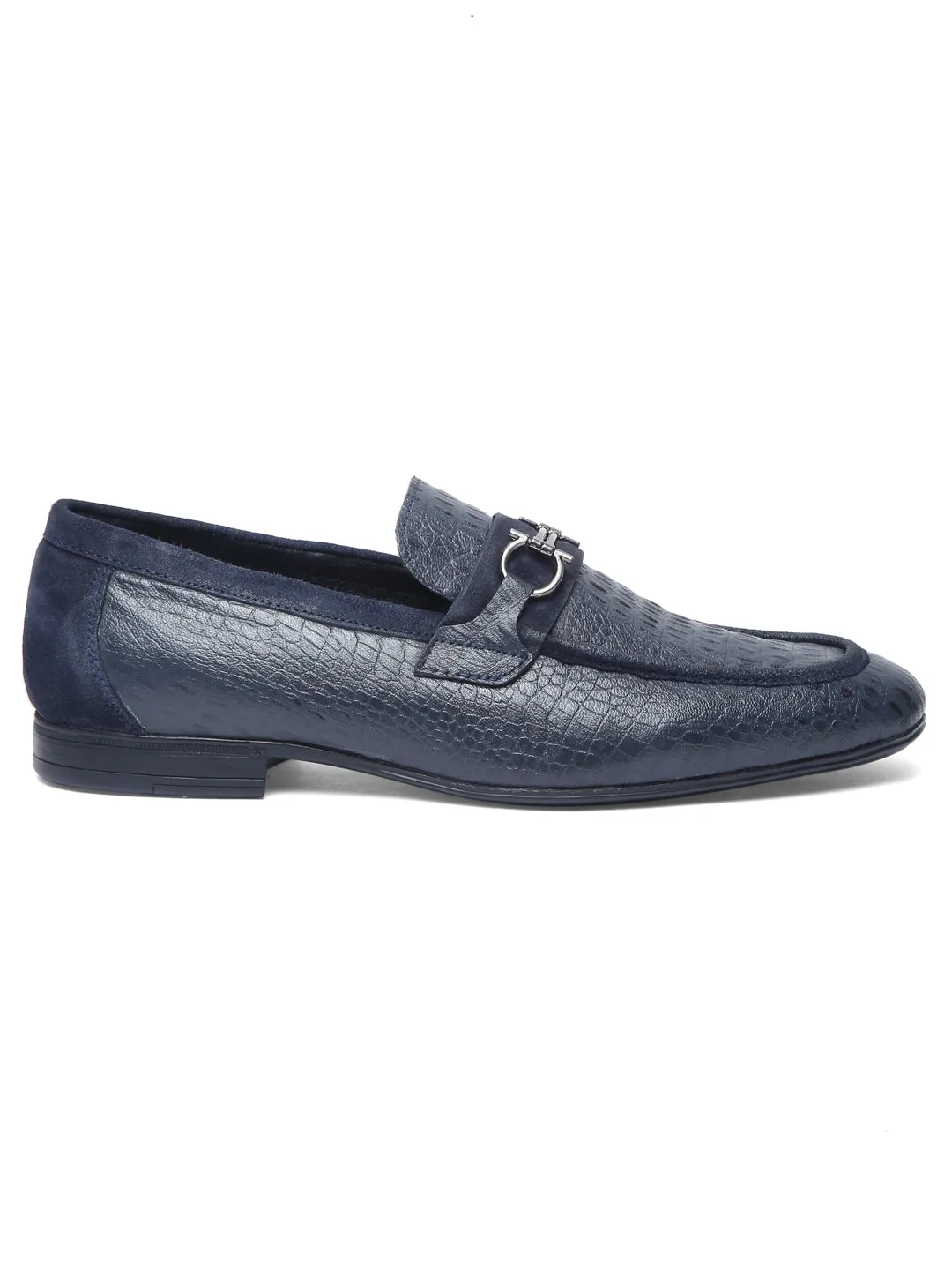 Teakwood Leather Men's Blue Casual Loafers