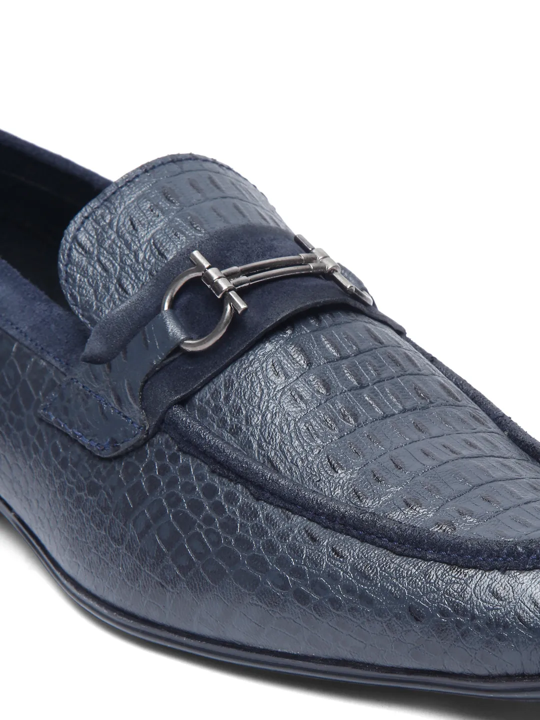 Teakwood Leather Men's Blue Casual Loafers