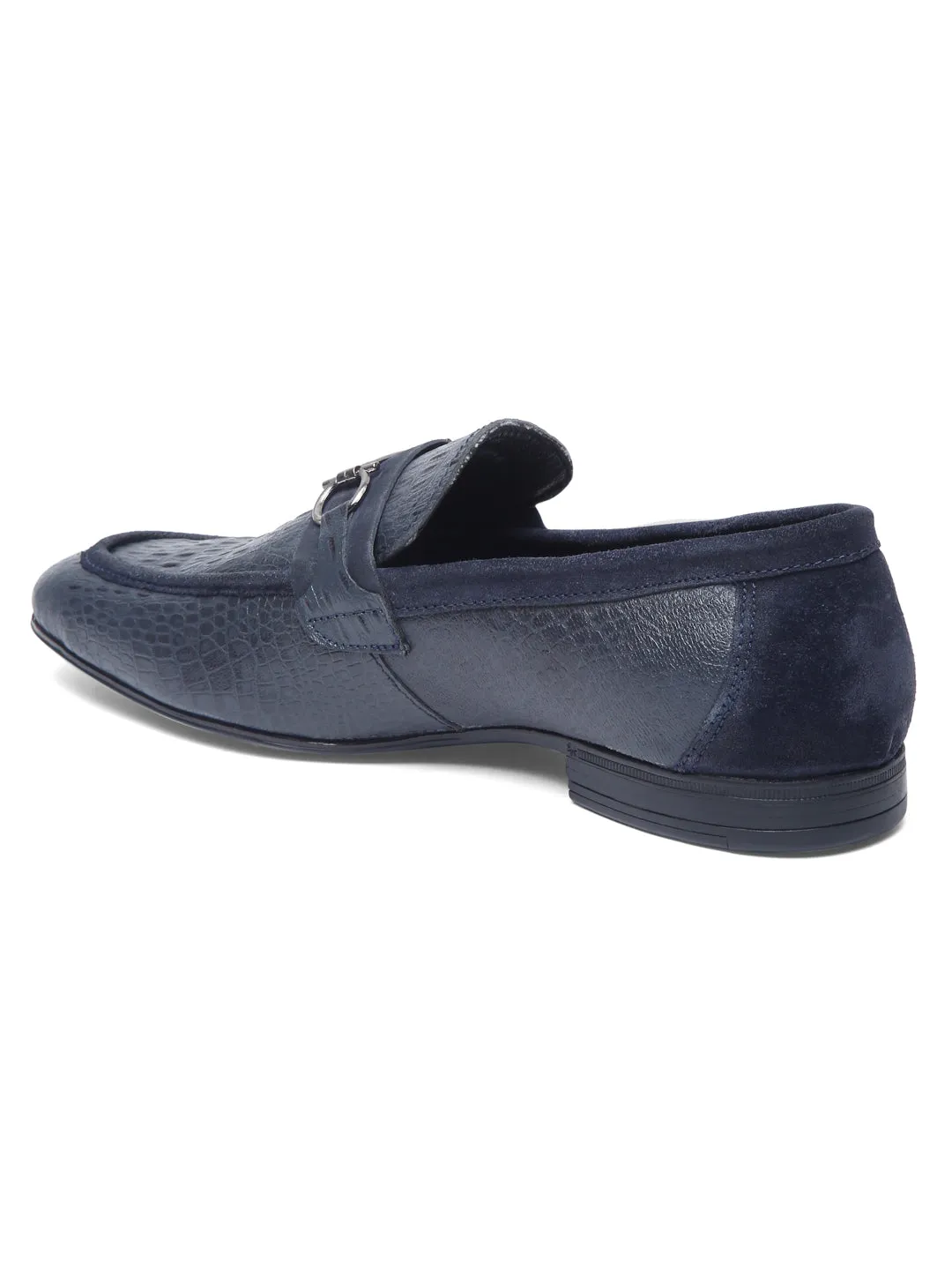 Teakwood Leather Men's Blue Casual Loafers