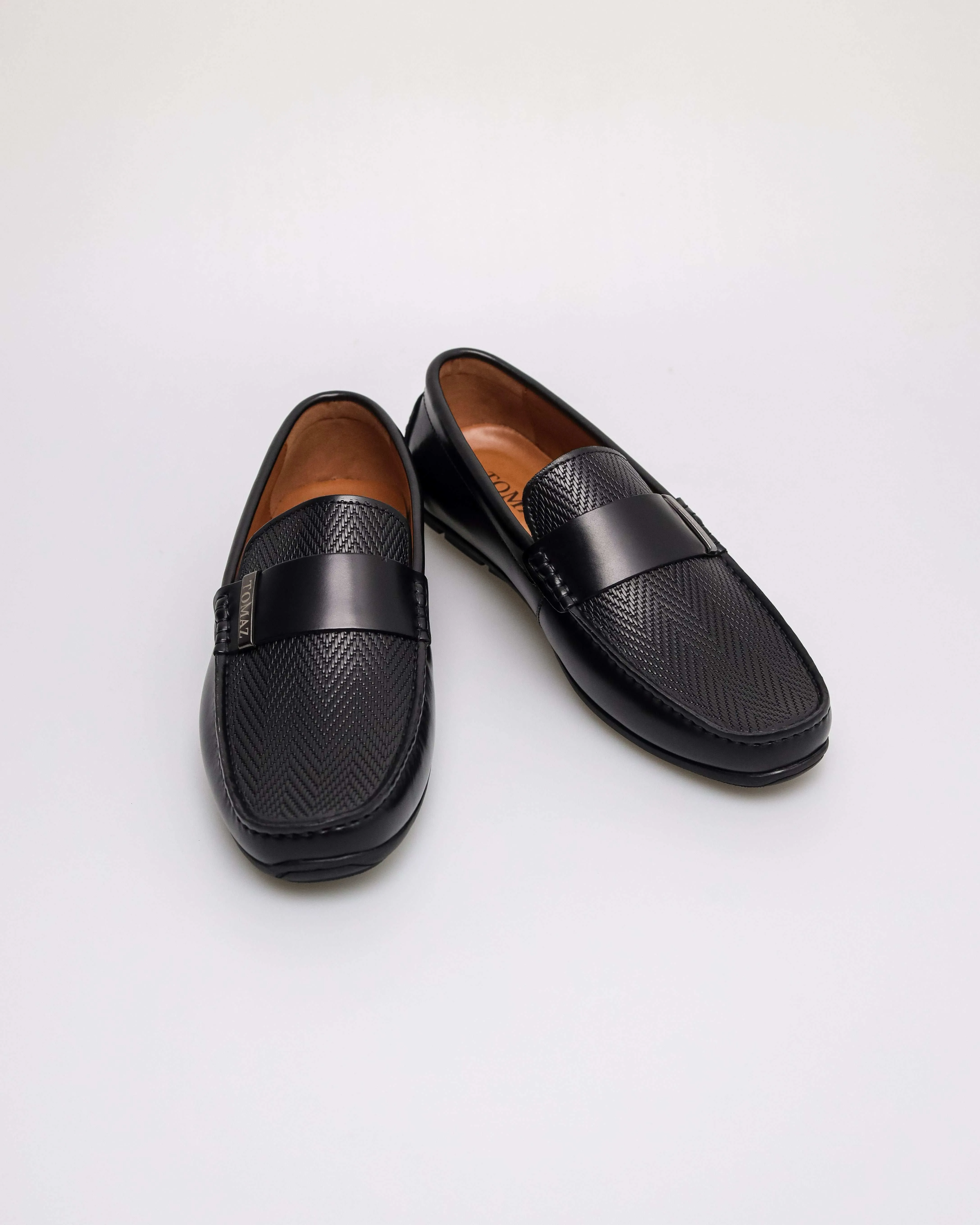 Tomaz C671 Men's Classic Textured Moccasins