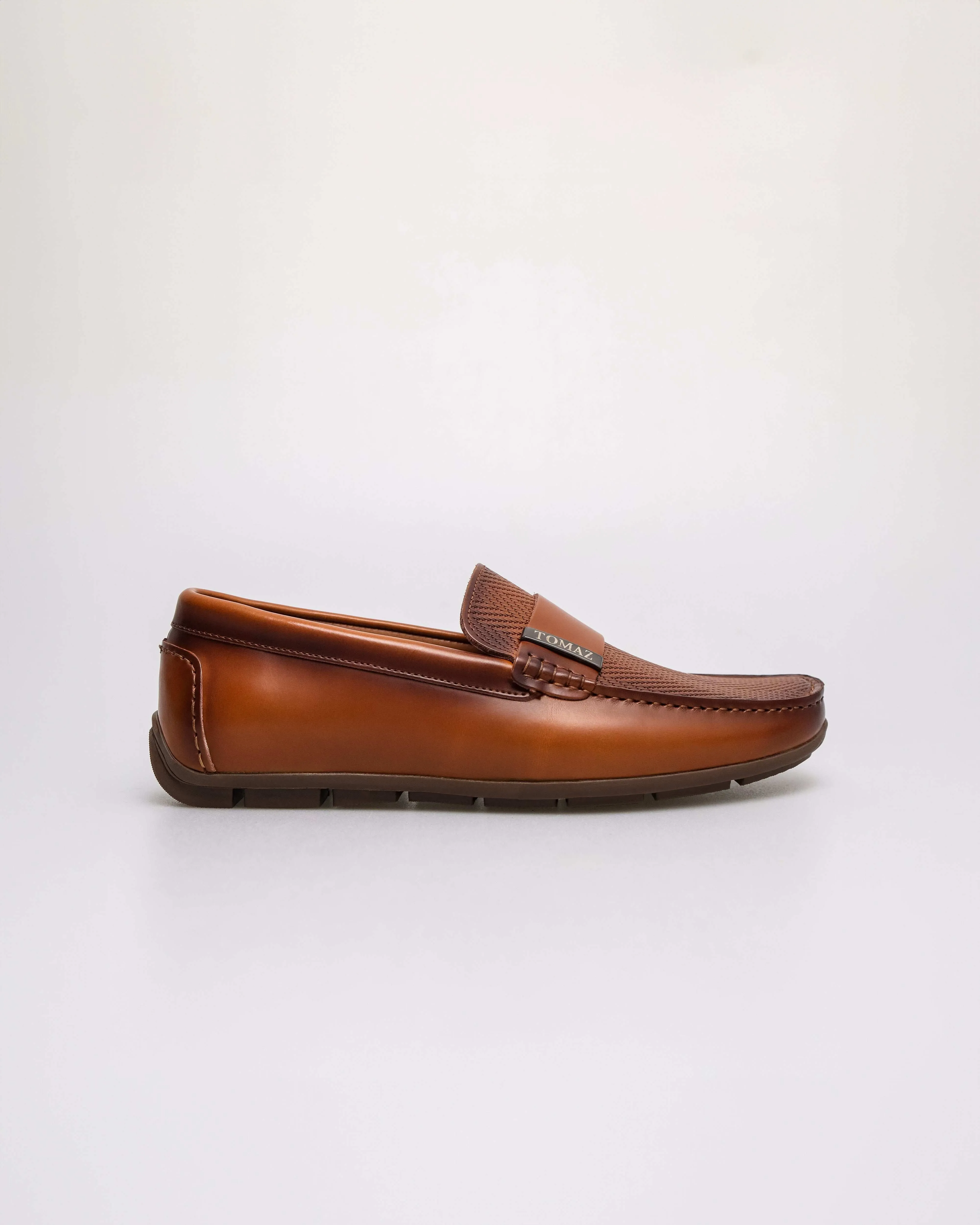 Tomaz C671 Men's Classic Textured Moccasins