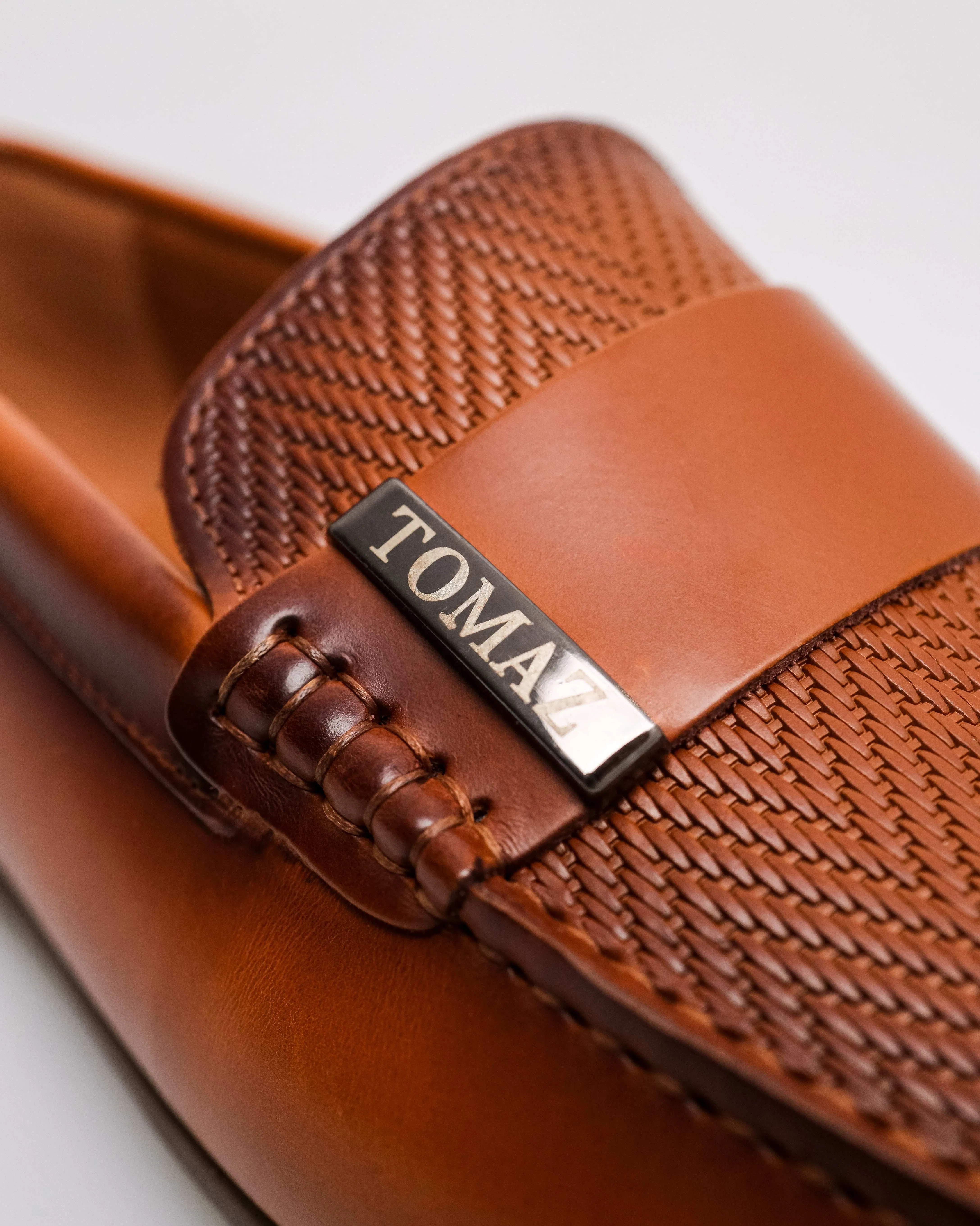 Tomaz C671 Men's Classic Textured Moccasins