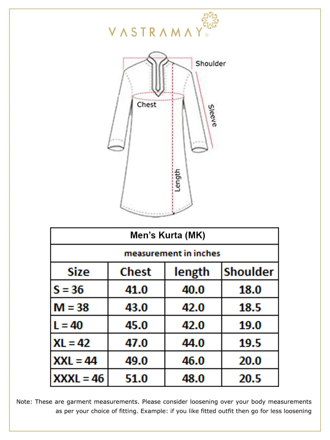 Vastramay Men's Red Silk Machine Embroidered Kurta