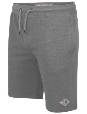 Vittorio Sweat Shorts in Mid Grey - Tokyo Laundry