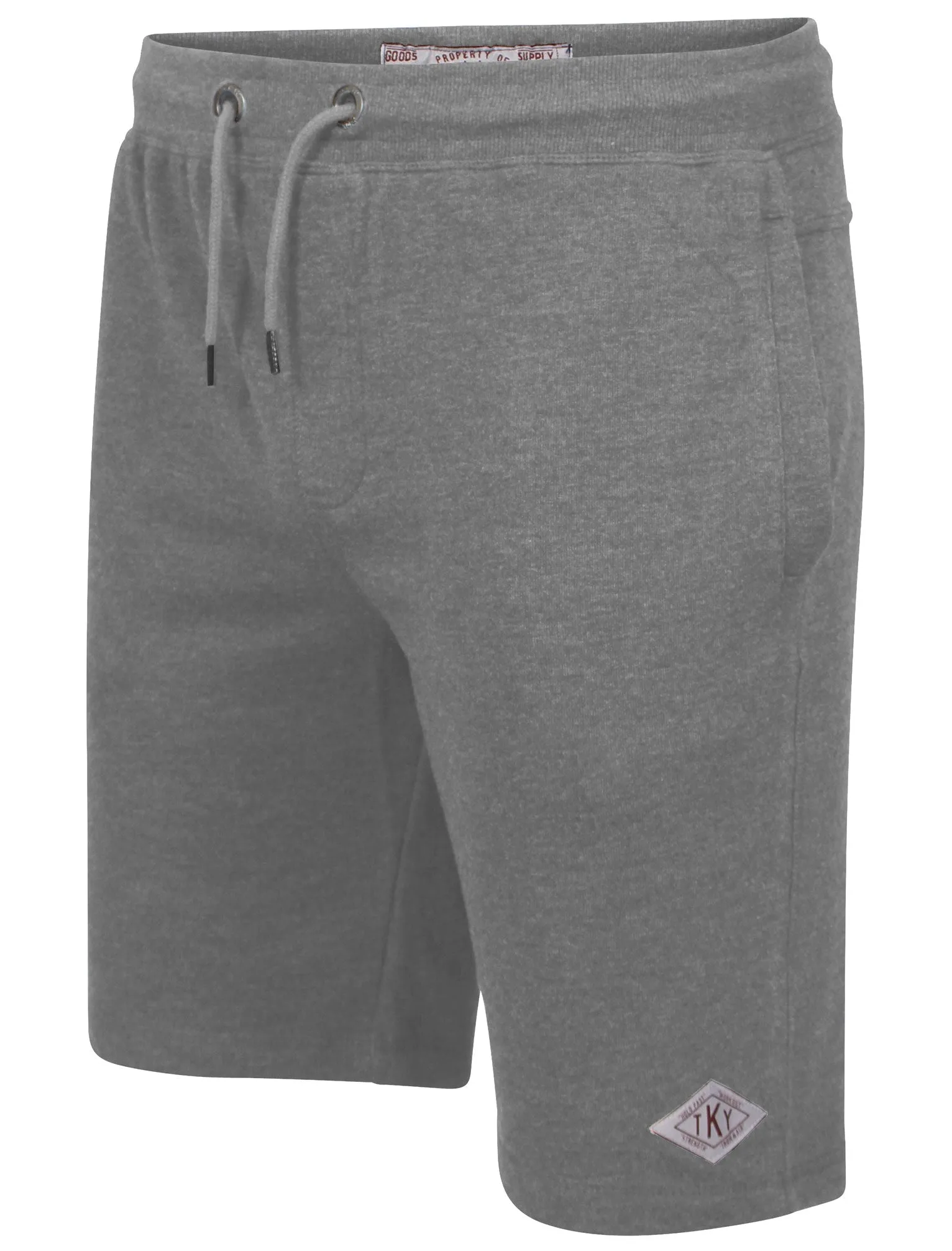 Vittorio Sweat Shorts in Mid Grey - Tokyo Laundry