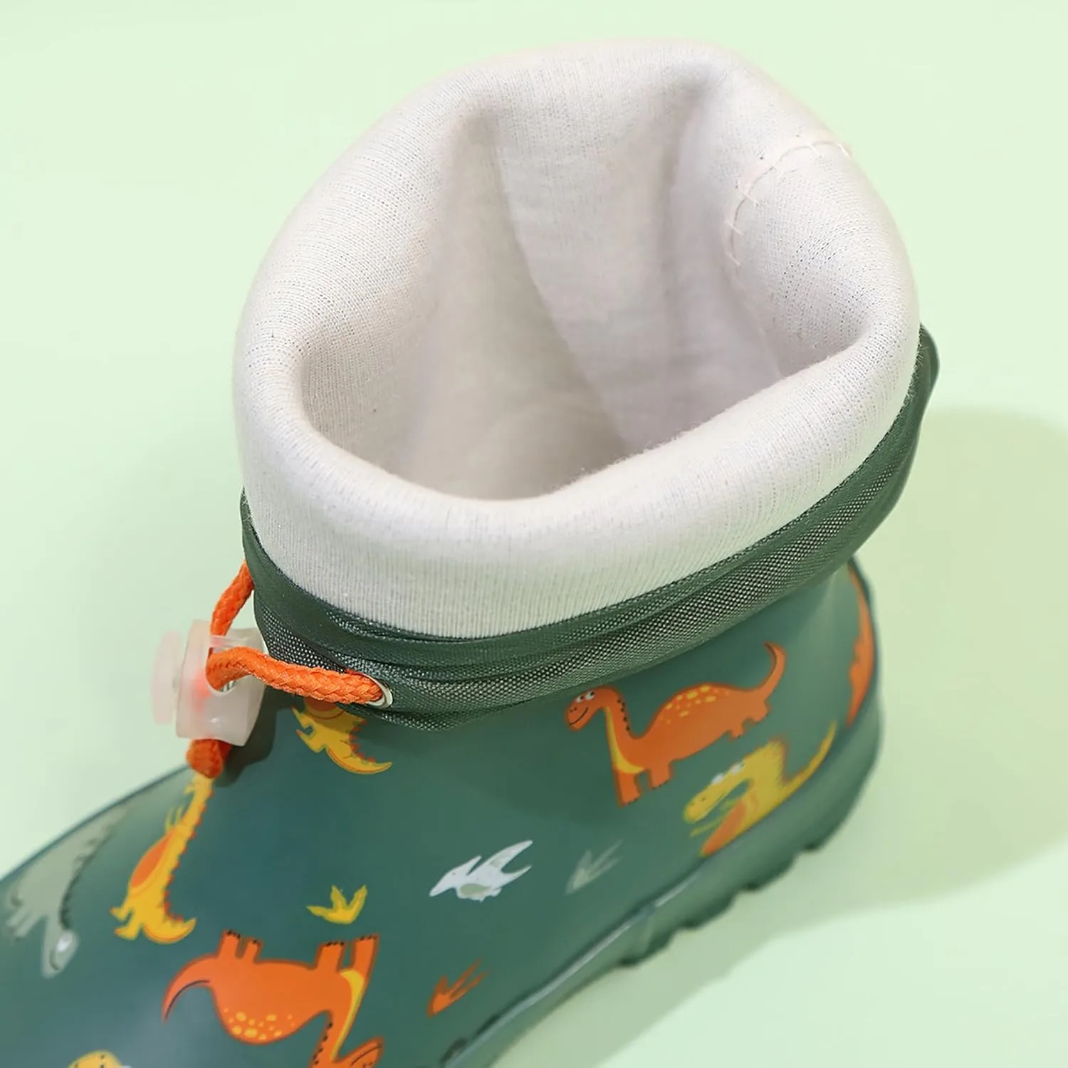 Waterproof Rain Boots for Toddler and Kids - Boys Girls Rubber Rain Boots with Easy on Handles for Outdoor Playing