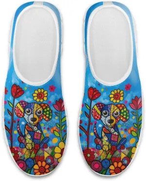 Women's Animals Sneaker Casual Lightweight Anti-Skid Outdoor Shoes Cozy Low-Top Slip On Holiday Running Sneaker for Ladies US 5.5-11.5