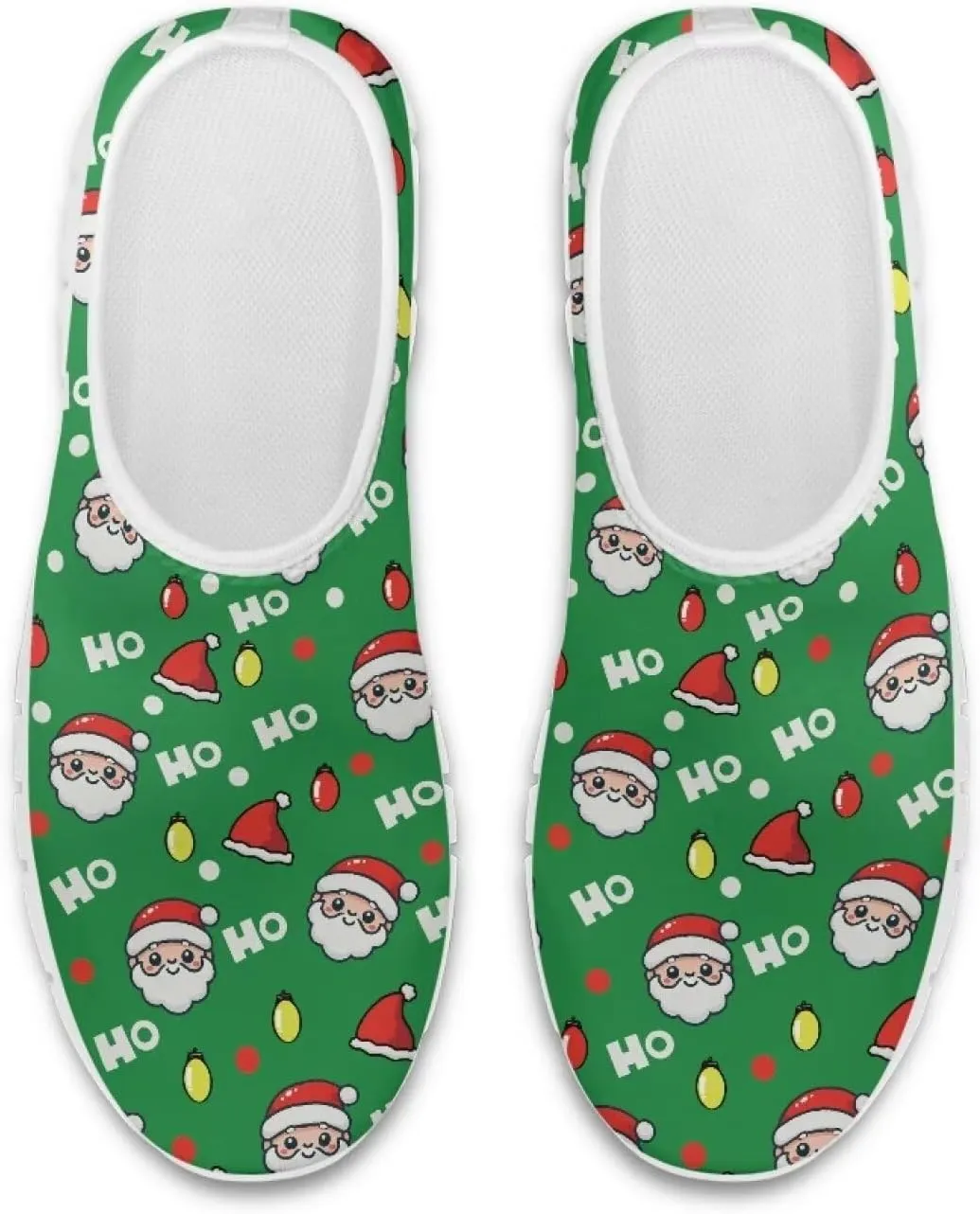 Women's Christmas Sneaker Casual Low Top Cozy Shoes Slip On Lightweight Anti-Skid Workout Walking Sneaker for Women US 5.5-11.5