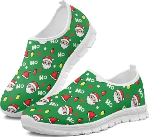 Women's Christmas Sneaker Casual Low Top Cozy Shoes Slip On Lightweight Anti-Skid Workout Walking Sneaker for Women US 5.5-11.5