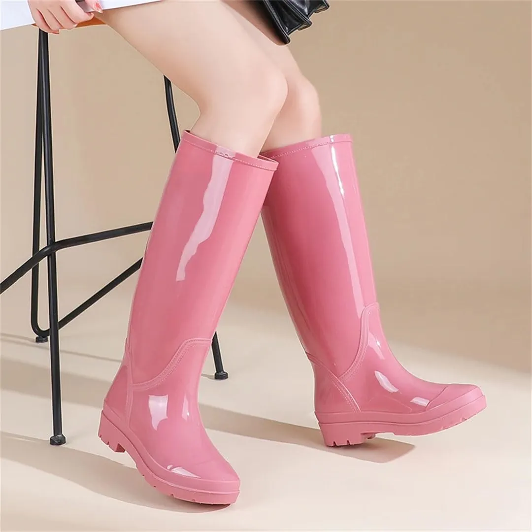 Women's Rain Boots Are Lightweight Waterproof Easy To Put On And Take Outdoor Appearance Rainy Season