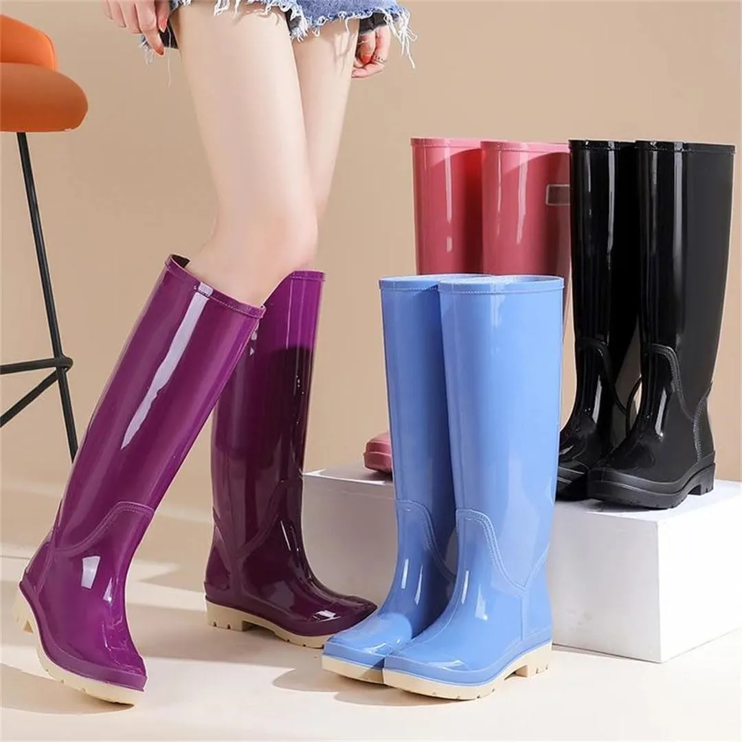 Women's Rain Boots Are Lightweight Waterproof Easy To Put On And Take Outdoor Appearance Rainy Season