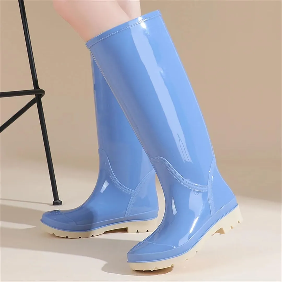 Women's Rain Boots Are Lightweight Waterproof Easy To Put On And Take Outdoor Appearance Rainy Season