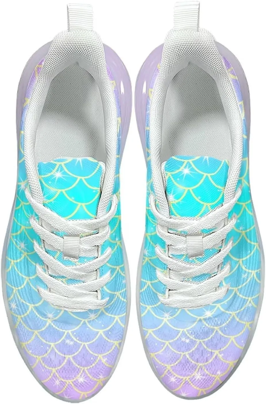 Women's Shoes Breathable Cozy Lightweight Workout Running Sneaker Non-Slip Air Cushion Footwear Walking Shoes Women US 6-11